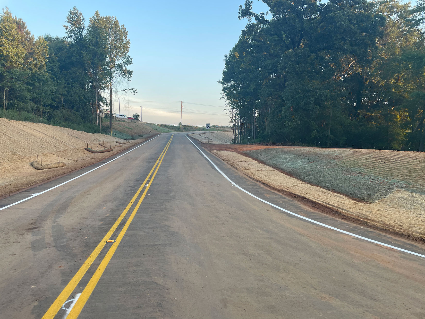 The newly relocated Garner Lane opened in the summer of 2023. Instead of being accessed from I-20, it can now be reached from Longcreek Drive.