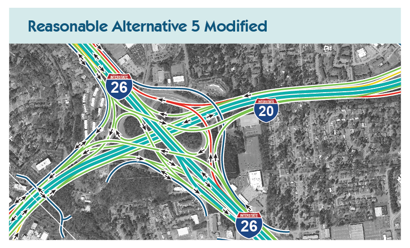 Route 5 Interchange Map